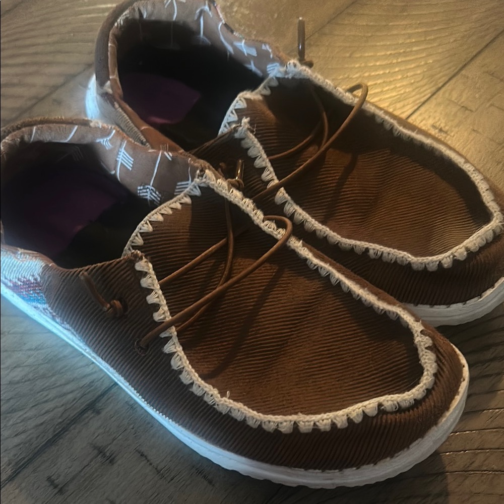 Hey Dude Women's Brown Casual Shoes